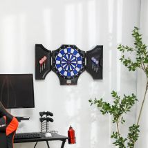 SPORTNOW Diana Electrónica Plegable con 31 Juegos para 8 Jugadores 83x45x4 cm