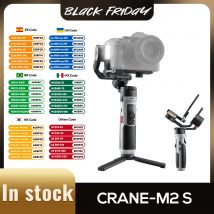 ZHIYUN Official CRANE M2S 3-Axis Mirrorless Cameras Gimbal Handheld Stabilizer for Sony Canon Action Compact Camera iPhone 14