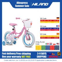 JOYSTAR Bicicleta Fairy Girls para niños pequeños de 2 a 9 años, bicicleta para niños con ruedas de entrenamiento, freno de mano y cesta, bicicleta para niños pequeños