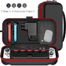 Nintend Switch Borsa portaoggetti grande SwitchOLED Custodia da trasporto portatile Borsa da viaggio in tessuto Oxford antigraffio per Nintendo Switch OLED