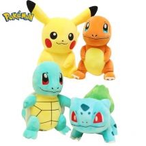 Charmander Squirtle Bulbasaur pluszowa zabawka Anime Model figurki prezent urodzinowy dla dzieci Anime nadziewany prezent dla dzieci dzieci