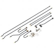 Doppel e E010-003 hydraulische umwandlung kupfer rohr grau kit für aufrüstung boom montage ölrohr ec160 elektrische bagger teile