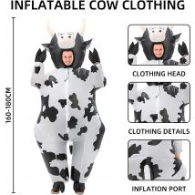 Aufblasbares Kuh kostüm aufblasbare Halloween-Kostüme Kostüm für Erwachsene Erwachsene Größe sprengen Kuh kostüm für Cosplay Party Fest
