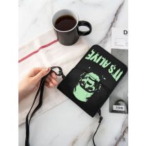 FRANKENSTEIN Alive Shoulder Bag Novel Bulk Funny Mobile Phone Bag Leather Outdoor Student Bags