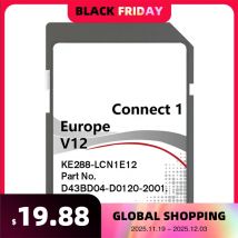 2022 Connect 1 LCN1 V12 Tarjeta de memoria SD Actualización Europa Reino Unido Mapa Plug and Play para Nissan Qashqai Juke Note Car Sat Nav