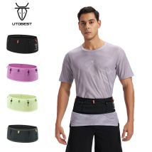 UTOBEST UTR301 Cintura Professionale per Maratona, Ultraleggera, Porta Numero da Gara, Porta Telefono, Marsupio Traspirante