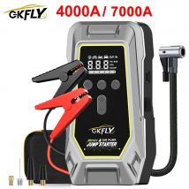 4 In 1 Car Jump Starter Power Bank Air Compressor Inflator Pump 4000A Portable Power Station Car Battery Charger Booster