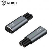 YUKU 5V Typ-C Rasierer-Adapter, Ladegerät, Konverter, kompatibel mit Philips One Blade QP2724, QP2834, QP4530, QP1924, QP1324 Rasierer