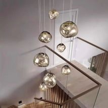 Moderne Wohnkultur LED-Leuchten Pendelleuchte Lampen für Treppenhaus Kronleuchter für Wohnzimmer Hängeleuchte Innenbeleuchtung