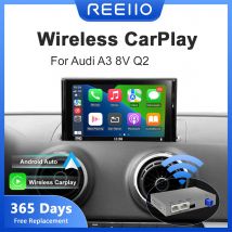 Wireless CarPlay Android Auto Module For Audi A3 8v Q2 8P S3 RS3 2012-2021 With Support OEM Aftermarket Camera