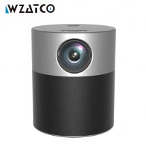 WZATCO E9A Mini proiettore Android 9.0 Full HD 1920*1080P WIFI Blutooth Beamer 4k Video Smart LED proiettori per Home Theater