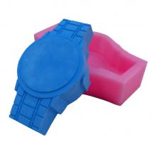 3D Watch Silicone Mold for Father's Day Soap Gift Making, DIY Soap Candle Wax Melt Molds, Chocolate Cake Craft Mould