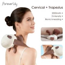 4D Bionic Mano Impastare Collo Spalla Massaggiatore Portatile Trapezius Muscolo Pizzico Massaggio Scialle Motore Brushless Collo masajeador