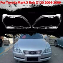 Auto Transparent Gehäuse Front Scheinwerfer Objektiv Shell Abdeckung Glas Lampe Abdeckung Lampenschirm für Toyota Mark X Reiz X120 2004-2009