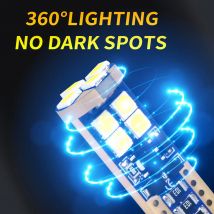 2PCS Leistungsstarke Canbus T10 W5W 168 192 LED Lesen Lampen 12V 24V Für Auto Lkw Blinker Seite freiheit Bremse Dome Stop Lichter
