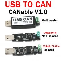 USB zu CAN CANable V1.0 / USB zu PCAN CANBUS Analyzer Debugger Python-CAN Cangaroo Pcanview CAN Adapter Converter Transceiver