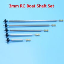 3mm rc Boots welle Fischerei Schiff Ersatzteile 3mm Boots welle Antriebswellen kupplung 3 Blätter Propeller für RC Boot