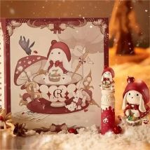 Niedliches Gerücht Weihnachts geschenk Geschenk box Lippenstift matt Glitter feuchtigkeit spendenden Lip gloss lang anhaltende hochwertige koreanische Make-up