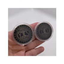 Yes/No Gothic Prediction Decision Coin All Seeing Eye Or Death Angel Nickel USA Morgan Dollar Coinn Souvenir Commemorative Coin