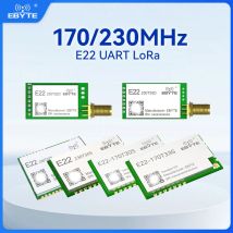 170/230MHz LoRa Module 22/30/33/37dBm EBYTE E22 UART Series SMD DIP Stamp Hole SMA-K Wireless Module Test Board