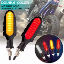16 LED Indicatori di direzione per moto Lampeggiatore DRL impermeabile Indicatore per moto Lampeggiante Lampada di avvertimento freno posteriore per moto DC 12V