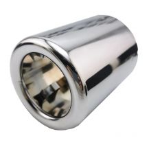 Accessories chrome muffler original exhaust pipe end tip decoration protector parts For 2019-22 BMW X1 Sdrive20i F48 Tail pipe