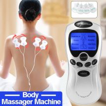 4-Wege-Elektrodenpads, elektrische Zehn-Massagegerät, Akupunktur, digitale Therapie, Pulsstimulator, Körperabnehmen, Nackenmassagegerät-Set