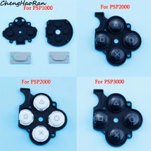 1PCS Per PSP 1000 Pad In Gomma Conduttiva Per PSP 2000 3000 Console Tastiera In Silicone di alta qualità Pulsante Accessori di Sostituzione