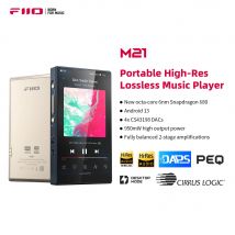 FiiO M21 Lettore musicale MP3 Android 13 ad alta risoluzione con Snapdragon 680, CS43198*4 DAC, potenza in uscita elevata 950 mW, PEQ