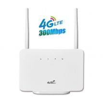 Router Wireless 4G 300Mbps 4G LTE CPE Router Modem RJ45 LAN WAN Antenna esterna Hotspot Wireless con Slot per Sim Card EU US Plug