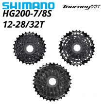 Shimano TOURNEY TX HG200 CS 7 8 Velocità Cassetta Pignone CS-HG200 7s 8S 8v 7v 12-28T 12-32T Mountain Bike MTB Catene 32T 28T