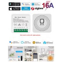 Zigbee 3.0 Mini Smart DIY Switch 2 Way Control Smart Home 16A Relay Automation Breaker For Alexa Google Home Assistant 2MQTT