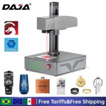 Laserowa znakowarka światłowodowa DAJA S4 o dużej mocy do cięcia, grawerowania metalu, biżuterii, skórzanych i plastikowych elementów w przemyśle i biznesie.