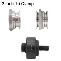 Kessel Nachrüst teil schweiß loses Schott 2 Zoll Tri Clamp 304 Edelstahl Doppel-TC 48mm Loch erforderlich
