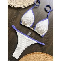 String-Bikinis 2025, sexy Dreieck-Badeanzug für Damen, solide Badebekleidung, weiblich, gepolstert, Badegäste, Baden, Schwimmen, Badeanzug, Strandmode