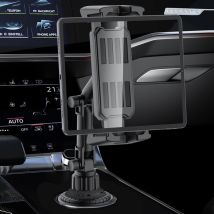 Universeller Auto-Getränkehalter für 4–14 Zoll Tablet-Ständer, Telefonhalterung, 360 drehbar, verstellbare Neigung, robustes Fahrzeug, SUV, LKW-Zubehör