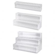 Stifthalter für den Schreibtisch, mehrere Löcher, modischer transparenter Stiftständer für Badezimmer, Augenbrauenstifte, Wohnung, Schminktisch, Büro