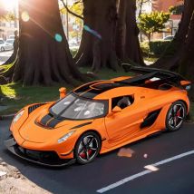 1:22 jesko supercar legierung druckguss modell fahrzeug sound & licht indoor desktop sammlung hobby geschenk c359