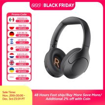 QCY H3 Lite ANC Cuffie wireless Bluetooth 5.3 Cancellazione attiva del rumore Cuffie over-ear Driver da 40 mm Auricolari audio HiFi