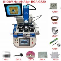 Stazione di Rilavorazione BGA Automatica G720 PRO da 5300W con Strumenti per Riparazione e Saldatura Chip