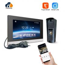 Hayway Home citofono visivo 1080P videocamera per campanello per appartamento 7 "Tuya Smart Full Touch Monitor supporto rilevamento del movimento