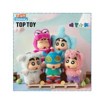 TOP TOY Crayon Shinchan Dressing Party Series Mystery Box Vinyl Wool Anime Figure Custom Collectible Toy Ornament Birthday Gift