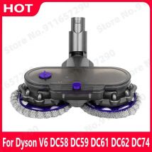 Mop elektryczny głowy załącznik kompatybilny dla Dyson V6 DC58 DC59 DC61 DC62 DC74 odkurzacz akcesoria