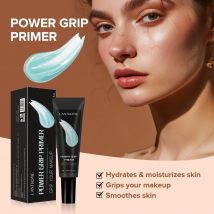 30 ml Power Grip Primer, auf Gelbasis, feuchtigkeitsspendender Gesichtsgrundierung zum Glätten der Haut, Greifen von Make-up, unsichtbare Poren, farblose Primes