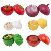 Scatola di plastica per alimenti Scatola sigillata per frutta e verdura Contenitori per frutta e verdura Contenitori per frutta e verdura Cipolla Aglio Pepe verde Strumenti per la conservazione fresca