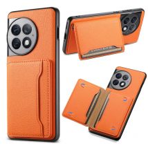 EUCAGR Luxus Business Leder Telefon Fall Coque für Oneplus 13 11 11R 12 Ace 2 Pro CE3 Lite Nord N30 Ace3 12R Halter Shell Abdeckung