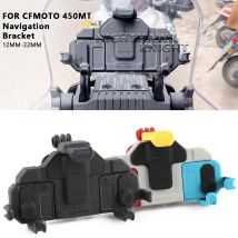 Neue 450MT Navigationshalterung für CFMOTO 450 MT MT450 MT 450 2024 Motorradzubehör GPS Drehbarer Telefonhalter Ständer 12MM 22MM