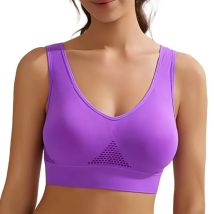 S-5XL nahtlose BHs für Frauen hohl under waer drahtlos keine Pads Crop Tops weibliche sexy Dessous Soft Sports Leibchen