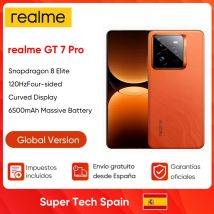 Nowy smartfon realme GT7 Pro 5G 12GB + 256GB/512GB Snapdragon 8 Elite 6,78 "120Hz 120hzfour-boczny zakrzywiony wyświetlacz 24H szybka wysyłka