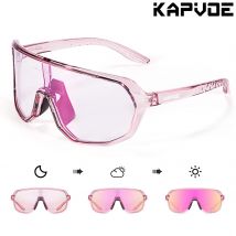 Kapvoe Farbe Photochrome Radfahren Sonnenbrille Frauen Luxus für Mann Gläser Fahren Angeln Mode Reise Golf Frauen Fahrrad Brille